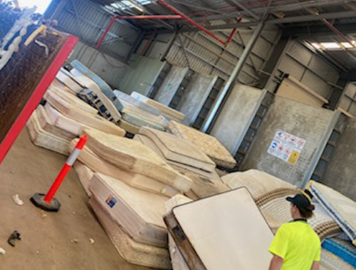 old matress for recycling