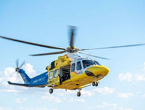 RACQ Lifeflight Helicopter