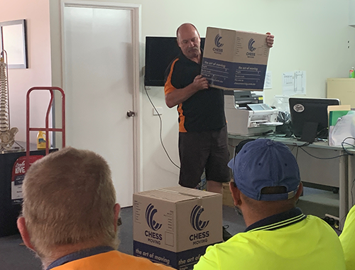 Safety Training Box Handling